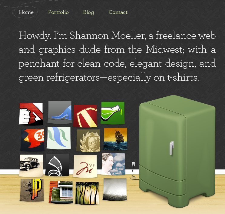 Screenshot of shannonmoeller.com