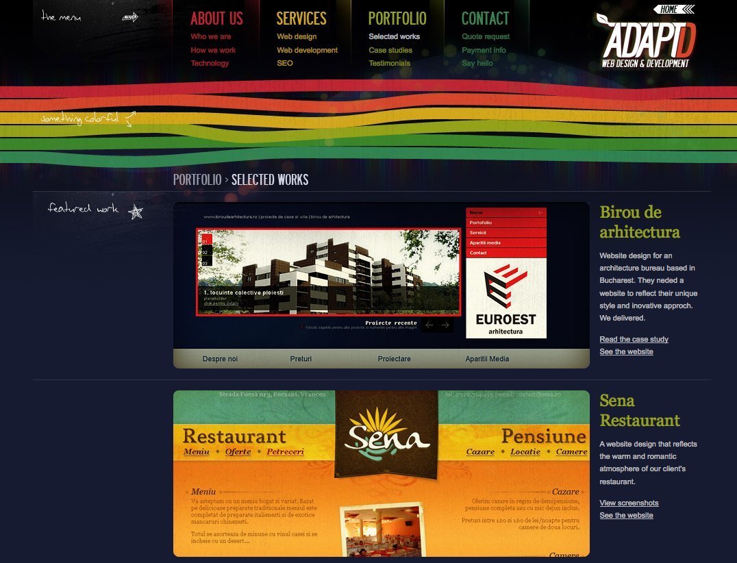 Screenshot of adaptd.com