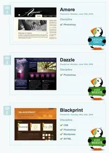 Portfolios example from branded07.com