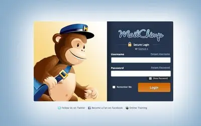 Login forms example