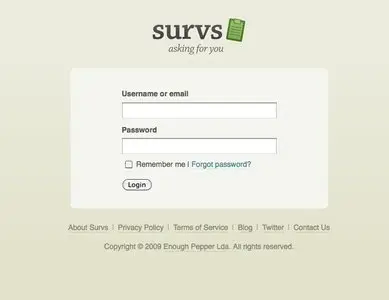 Login forms example