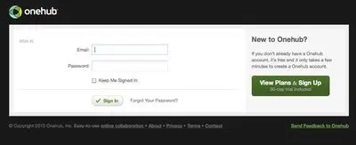 Login forms example