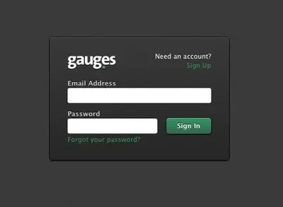 Login forms example
