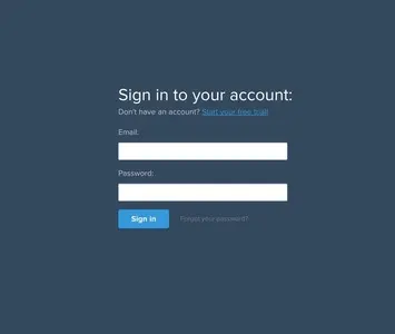 Login forms example