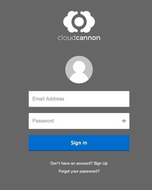 Screenshot of app.cloudcannon.com