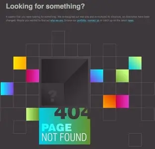 Error pages example from duoh.com