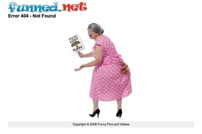 Error pages example from funned.net