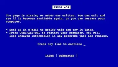 Error pages example from galiacho.es