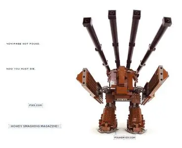 Error pages example from f23.com