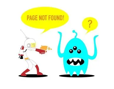 Error pages example from shelfworthy.com