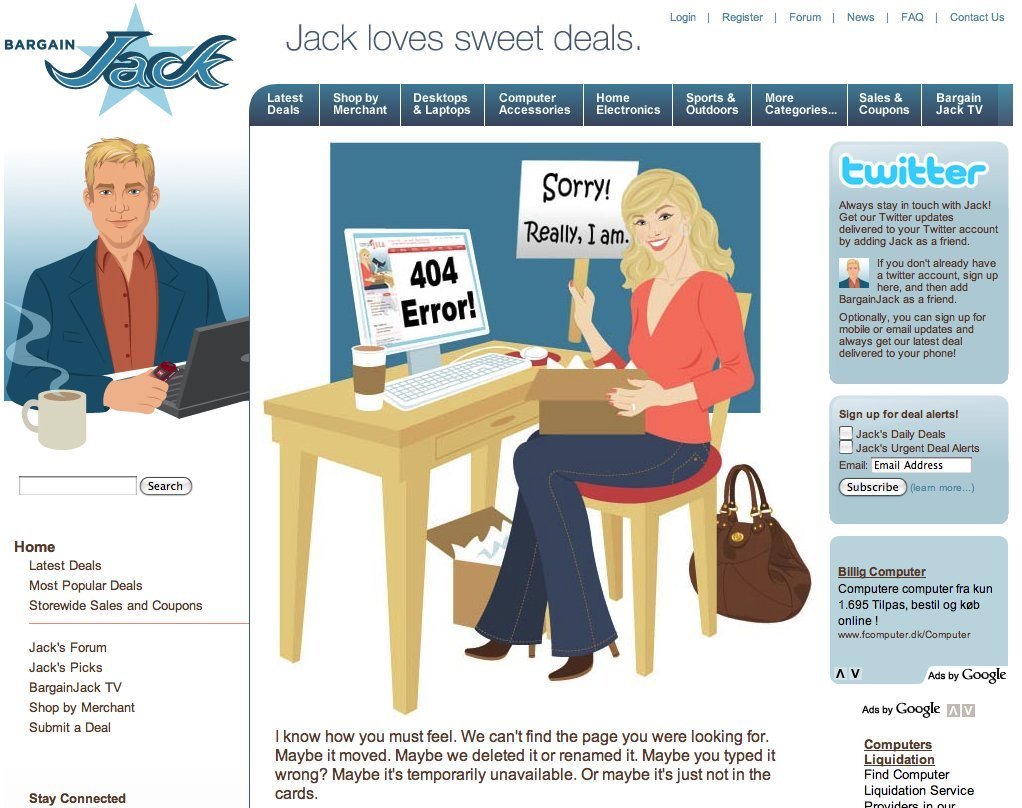 Screenshot of bargainjack.com