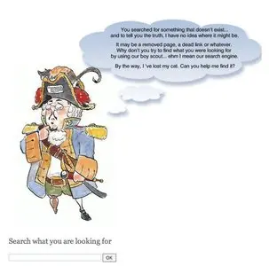 Error pages example from porcupine.gr
