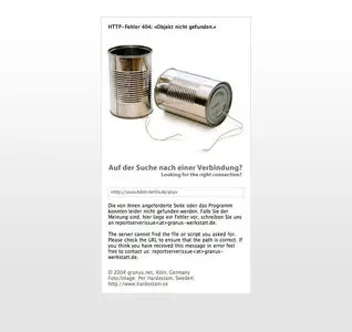 Error pages example from bdsm-berlin.de
