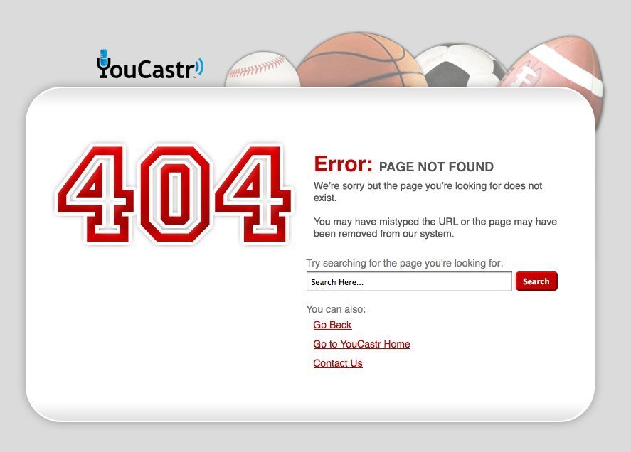 Screenshot of youcastr.com