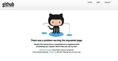 Error pages example from github.com