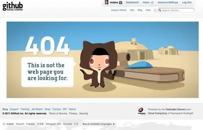 Error pages example