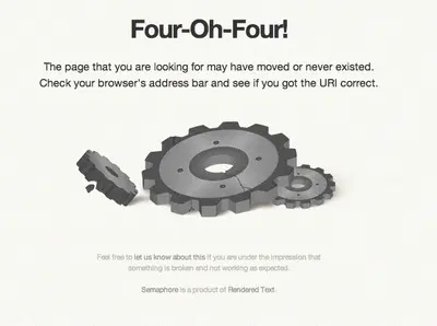 Error pages example