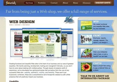 Navigation example from floridaflourish.com