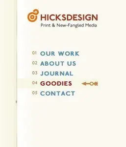 Navigation example from hicksdesign.co.uk