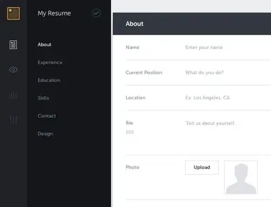 Navigation example from represent.io