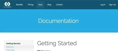 Navigation example from cloudcannon.com