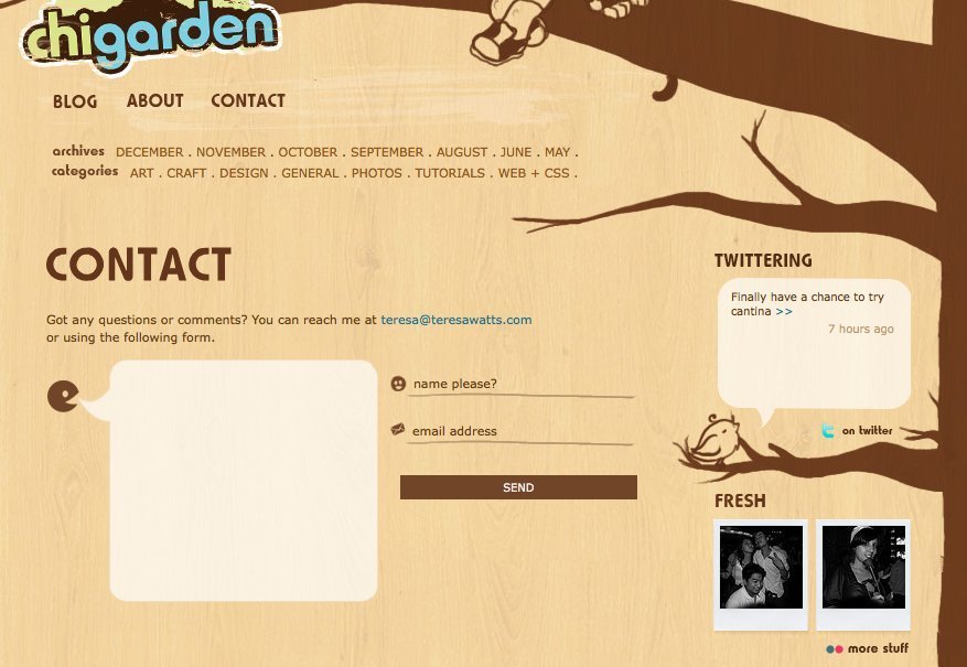 Screenshot of chigarden.com
