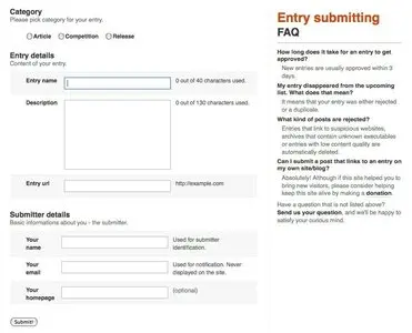 Forms example from mixer.iconbakery.com