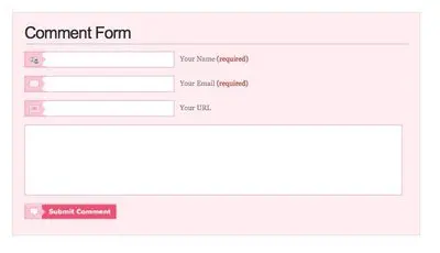 Forms example from rainbow-walk.com