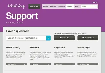 Forms example from kb.mailchimp.com
