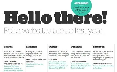 Typography example from kylestanding.com
