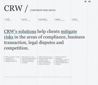 Value propositions example from corporateriskwatch.com