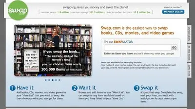 Value propositions example from swap.com