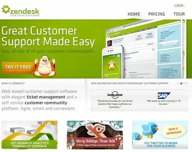 Value propositions example from zendesk.com
