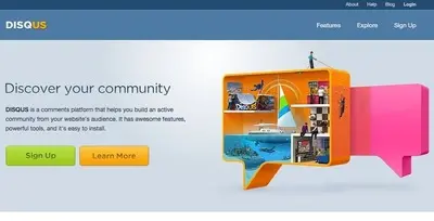 Value propositions example from disqus.com