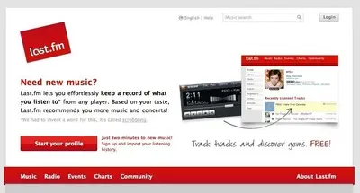 Value propositions example from last.fm