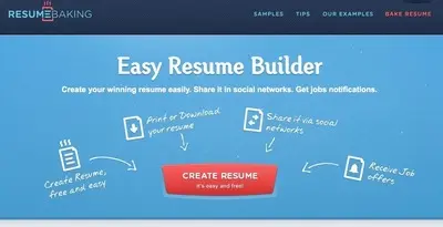 Value propositions example from resumebaking.com