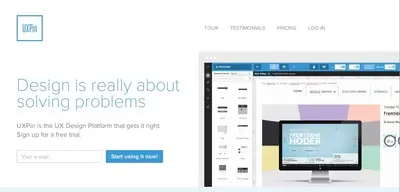 Value propositions example from uxpin.com