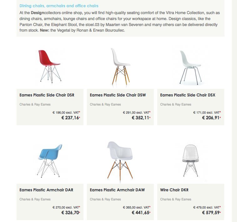 Screenshot of designcollectors.com