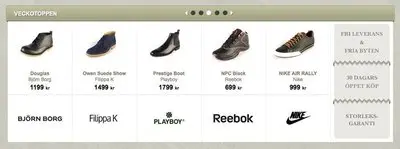 Product lists example from heppo.se