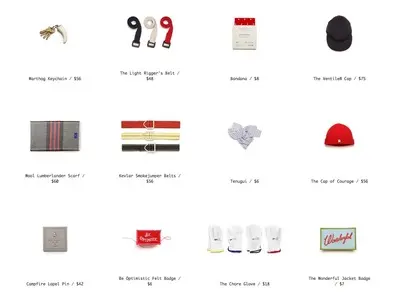 Product lists example from bestmadeco.com