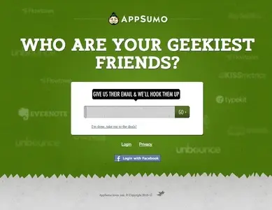 Share example from appsumo.com