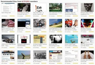 Thumbnail example from stumbleupon.com