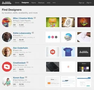 Leaderboard example from dribbble.com