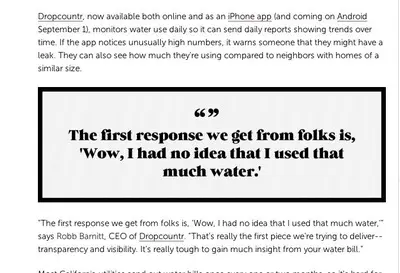 Quotations example from fastcoexist.com