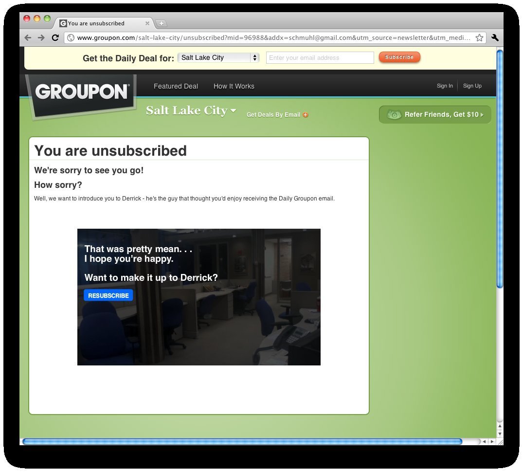 Screenshot of groupon.com