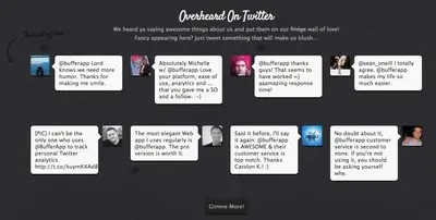 Twitter mashups example from bufferapp.com