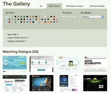Filter Search example from designshack.net