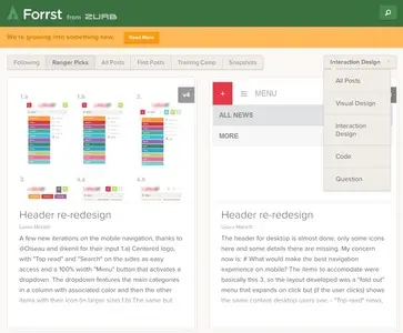 Filter Search example from zurb.com