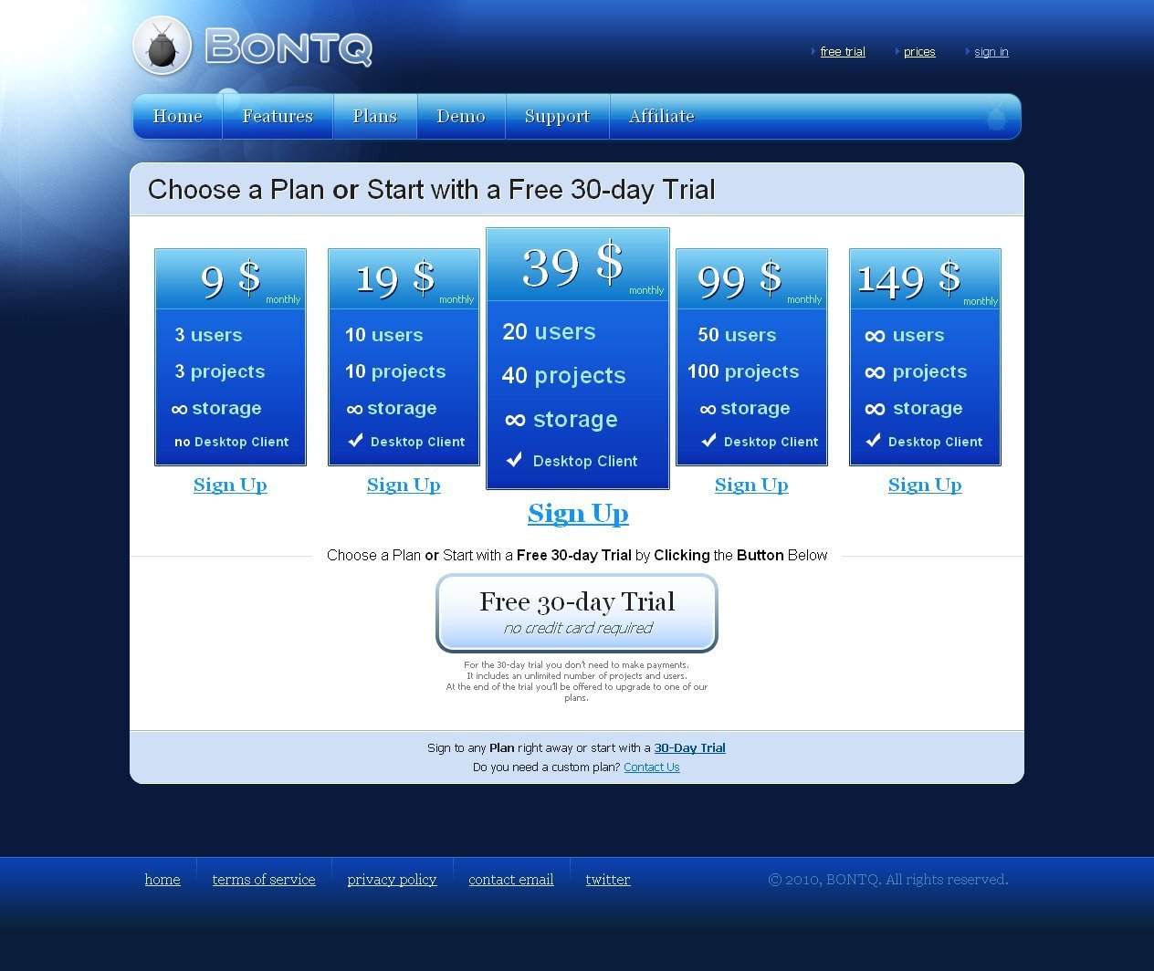 Screenshot of bontq.com