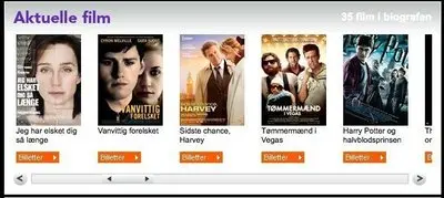 Carousel example from kino.dk